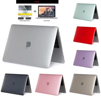 Crystal notebooku puzdro Pre Apple MacBook Pro Air Retina 11 12 13 14 15 16 palcový Kryt,Pre MacBook Air 13.6 Prípade M2 Čip A2681 Shell