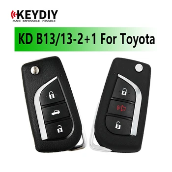 KEYDIY KD900 B Series Diaľkové Ovládanie B13-2+1/B13 Auto Kľúč Pre Toyota Štýl KD-X2/KD-MAX/KD MINI Tlačidlo Programátor