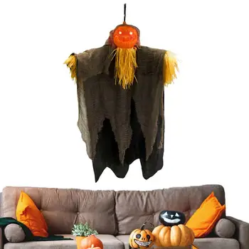 Halloween Ghost Dekorácie Žiarili Horor Prop S Tekvicové Tvár Strašiak Dekor Realistické Plávajúce Ghost S Nastaviteľným Arm