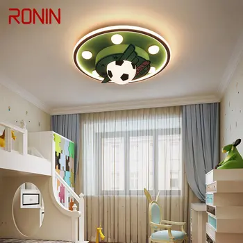 RONIN Moderné Stropné Svietidlo LED, 3 Farby Tvorivé Cartoon Futbal Dekor Detí Svetlo pre vnútorné Dieťa, Zariadenie Spálne