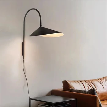 BUYBAY Leaf Nástenné Svietidlo Dizajn lampy dánsky pre Obývacej Izby, Spálne, Kuchyne, Nočné Krytý Otočná chodbe minimalistický dekorácie
