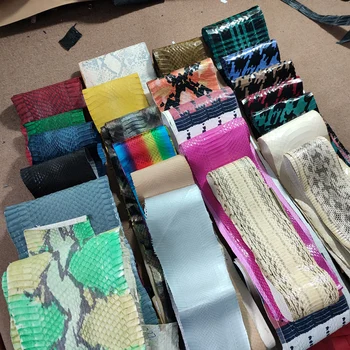 DIY 20Colour Prírodné Snakeskin Kožené Textílie s remeselné Kožené nástroje Zriedkavé Kožné o