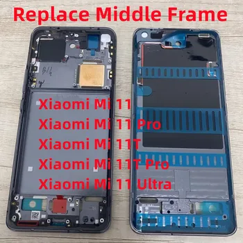 Pôvodné Opravy Stredný Rám Rám Pre Xiao Mi 11 Ultra 11T Pro Mid LCD Displej Doska Držiak Digitalizátorom. Puzdrá 13 Náhradné