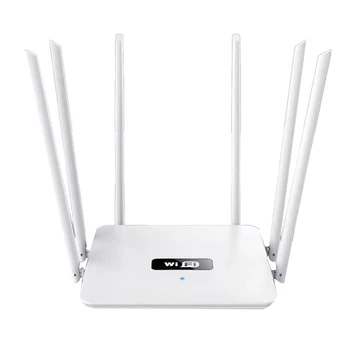 6 Antény Wifi Router, Bezdrôtový Smerovač 2.4 G 300Mbps AP/Dial Wifi Opakovač 6 Vysoký Zisk Antény Pre Spoločnosť