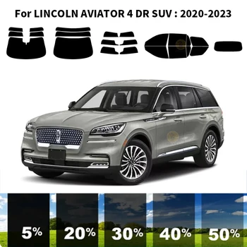 Precut nanoceramics auto UV Okno Odtieň Auta Automobilový Okno Film Pre LINCOLN LETEC 4 DR SUV 2020-2023