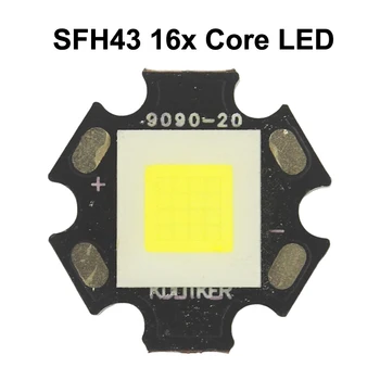 SFH43 16x Core 3V 35A 6500k 9500 Lúmenov SMD LED Žiarič na KDLitker DTP Medi MCPCB Baterka DIY Vysoký Výkon