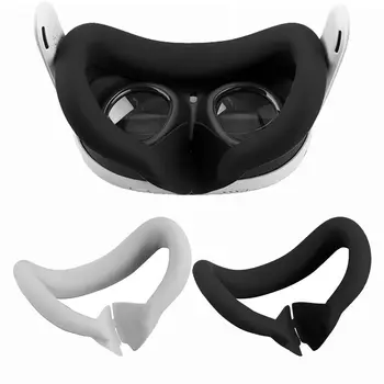 Sweatproof Silikónové bočný Kryt Náhradný Umývateľný Očná Maska Pad VR Príslušenstvo Anti-Únik Tvár Vankúš pre Meta Quest 3