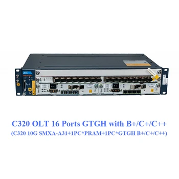 Originál Nové 10G Optické Gpon OLT C320 SMXA/3 Uplink riadiacej Dosky AC DC Power KOČÍKA 16 Porty PON GTGH C+ C++ SFP Modul FTTH