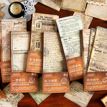 JIAMEI 30pcs/pack Vintage nízka Hmotnosť Papiera DIY Scrapbooking Nevyžiadanej Vestník Materiály, Koláže Papiernictvo Pozadí Dekor Papier