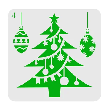 13*13 Vianočný stromček, Vrstvenie, Šablóny Na Stenu, Maliarske Scrapbooking Album Dekoratívne Papier Karty sprej maliarske nástroje