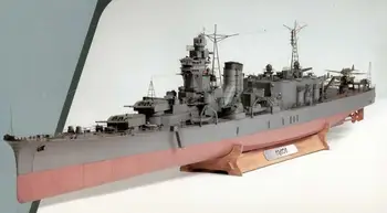 1/280 druhej svetovej VOJNY Oyodo Triedy Battleship Ľahký Krížnik vojnová loď 3D Model Papier