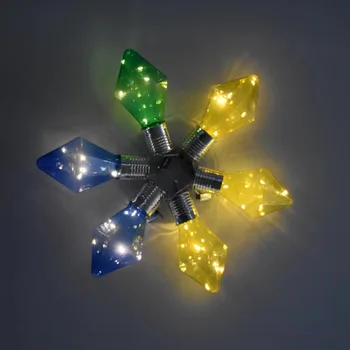 Solárne Diamond Žiarovky Lampy Vonkajšie Dekorácie Nepremokavé Záhrada Krajiny Solárne Lampy