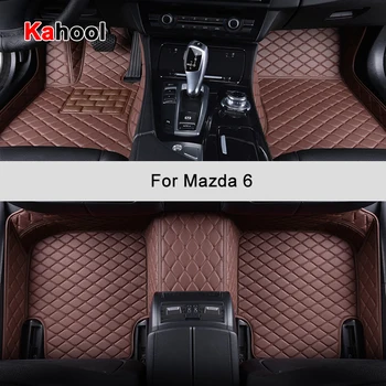 KAHOOL Vlastné Auto Podlahové Rohože Pre Mazda 6 ATENZA Auto Príslušenstvo Nohy Koberec
