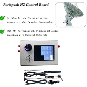 SDR Rádio Vysielač Pre Hackrf Jeden Portapack H2+3.2 Palcový TFT 240X320 Displej+5Xantenna+USB Kábel 1Mhz-6Ghz Rádio