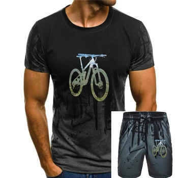 Muž T Shirt Horský Bicykel T-Shirts Hory A Obloha MTB Zber Štýlové Krátke Rukávy Tees Oblečenie 100% Bavlna, Tlač