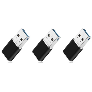 3X Hliníkovým Mini USB 3.0 Čítačka Pamäťových Kariet Adaptér Pre Micro SD/TF Karty, Čítačky Adaptér Pc, Počítač, Notebook