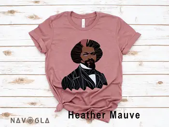 Frederick Douglass Tričko Black History Unisex Dres Krátky